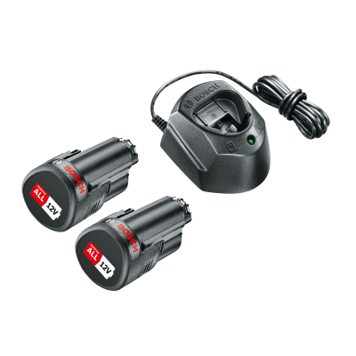 Starter Set 12V 2 Batteries 1,5Ah + Chargeur Gal 1210