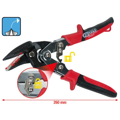 Cisaille Bichantourneuse, Coupe À Droite