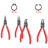 Jeu De Pinces À Circlips, 12-25 mm, 4Pcs