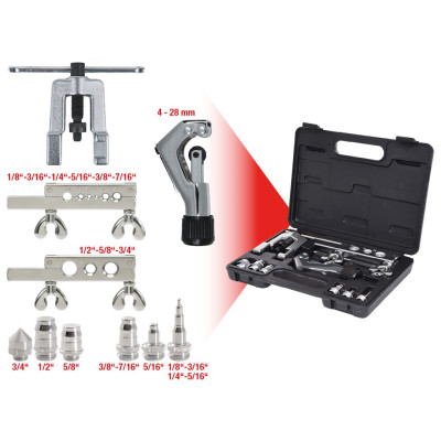 Composition D'Appareils À Collets Pour Frigoristes - 10 Pcs