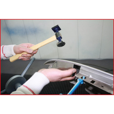 Jeu De Marteaux De Carrossier Et Tas, 3 Pièces