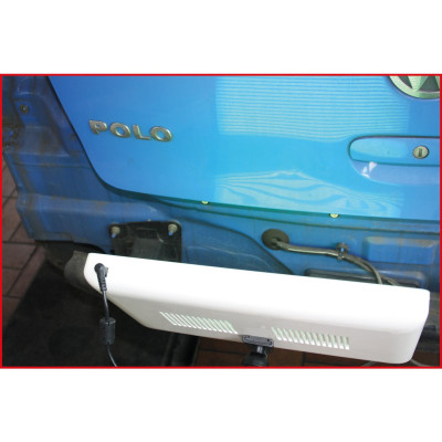 Miroir À Bosses Éclairé Sur Ventouse