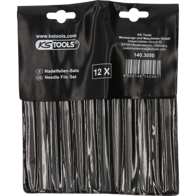 Jeu De 12 Limes À Aiguilles, L.145 mm