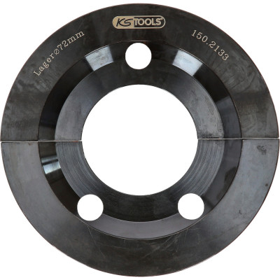 Jeu De 2 Demi Coquilles Noires Pour Roulement Ø 72 mm