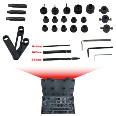 Gabarit De Perçage Pour Goujons De Culasse, 28 Pcs