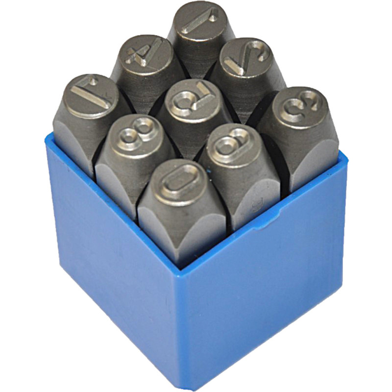 Jeu De 9 Chiffres À Frapper Et Pointeau