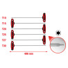 Jeu De 6 Clés Mâles Torx® À Poignées En T, L.375 mm