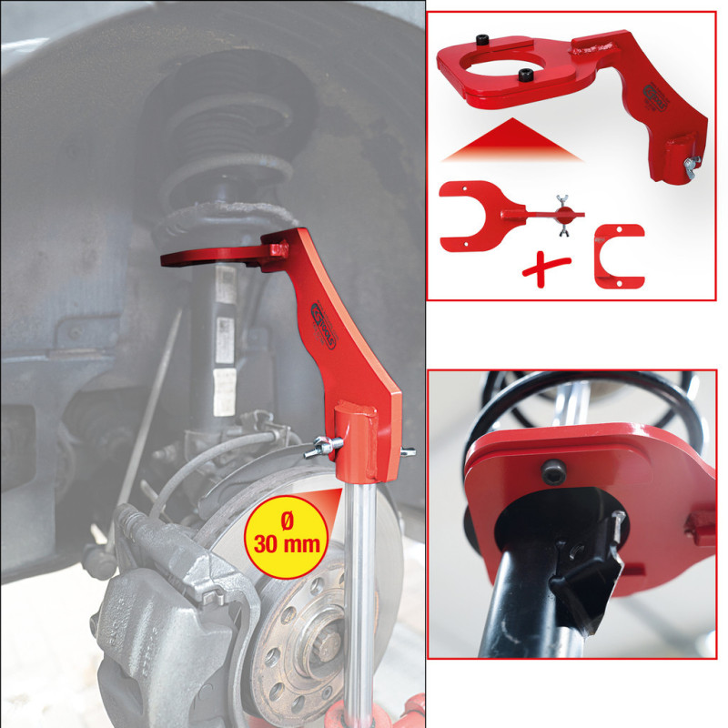 Support Pour Jambe De Force Mcpherson 4Pcs, Pour Vérin De Fosse 600Kg 160.0424