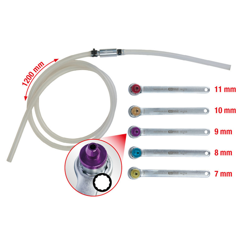 Jeu De Clés De Purge De Frein, 6 Pcs