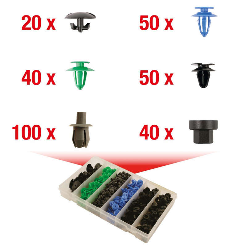 Assortiment D'Agrafes Pour Opel/Vauxhall/Vauxhall, 300 Pcs