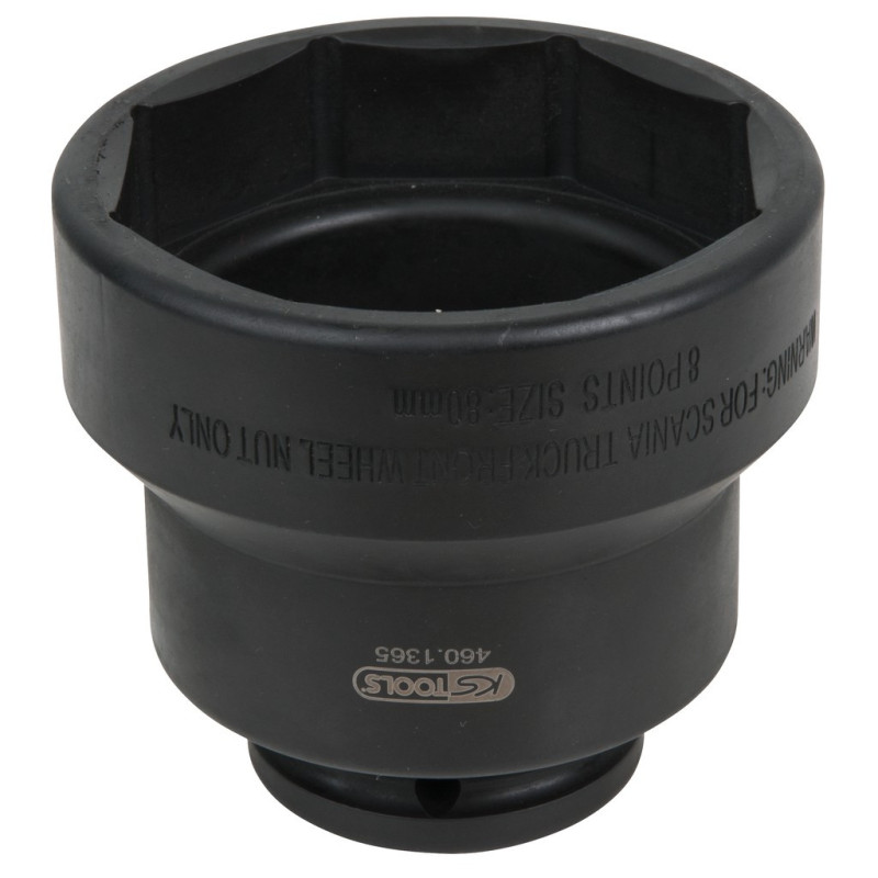 Douille 8 Pans Pour Écrou D'Essieu Scania, 80 mm