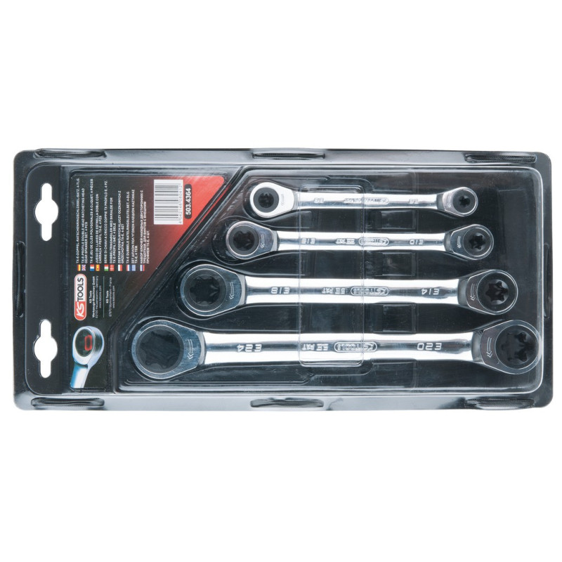 Jeu De 4 Clés Polygonales À Cliquet Torx® Gearplus®