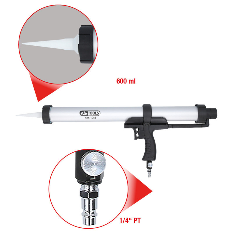 Pistolet Pneumatique À Cartouche 600 Ml