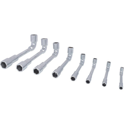 Boîte De 8 Clés À Pipe Débouchées Métriques - 6 Pans, 8 À 24 mm