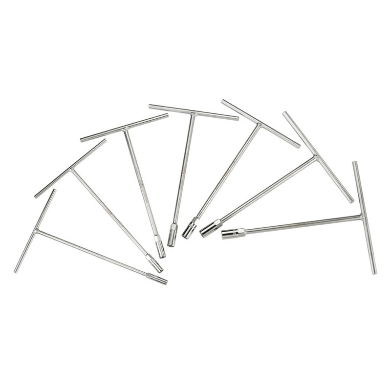 Jeu De Clés À Douilles À Poignée En T, 7 Pièces