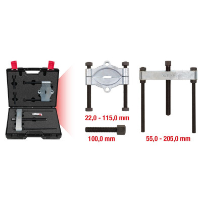 Coffret De Décolleur De Roulements Ø 22 - 115 mm Avec Potence