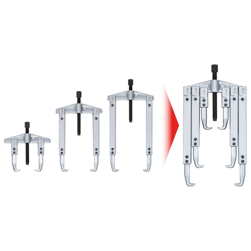 Extracteur À 3 Jeux De Griffes M14 X 1,5 X 150 mm