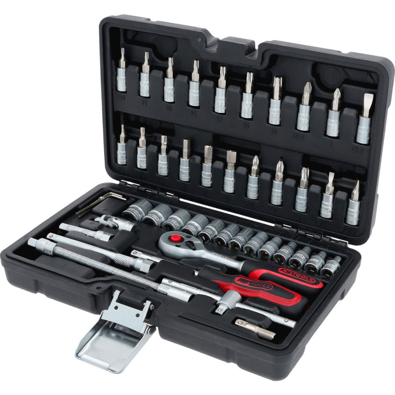 Coffret De Douilles F6 1/4'' - Chromemat - 46 Pcs