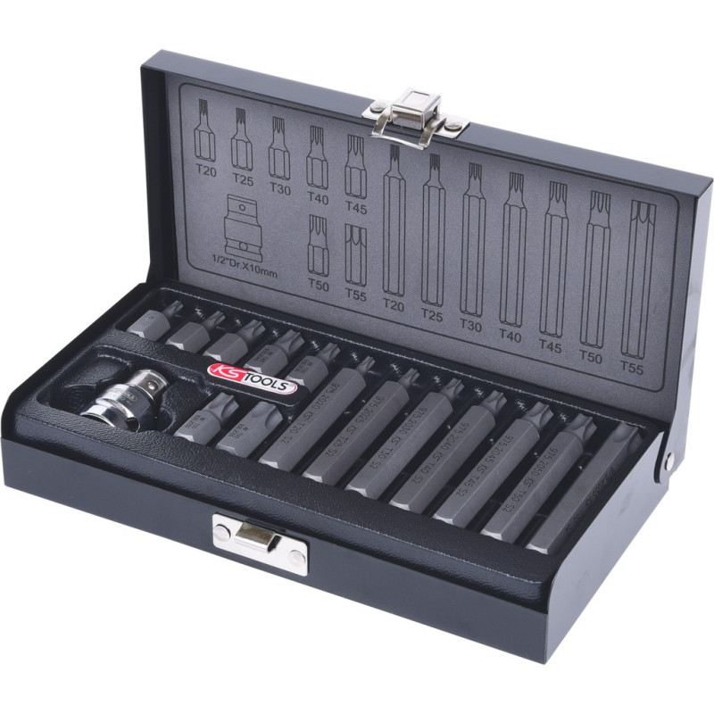 Coffret De 15 Embouts De Vissage Torx® 1/2'', T20 À T55