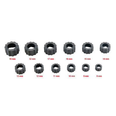 Jeu De Bagues DExtraction Pour Écrous Âbimés, 12 Pièces
