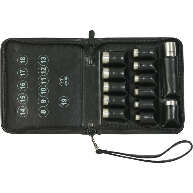 Jeu De 13 Douilles Titanplus 6 Pans 3/8'', 8 À 19 mm