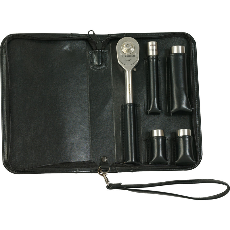 Jeu De Douilles Et Cliquet Titanplus 3/8'', 5 Pièces