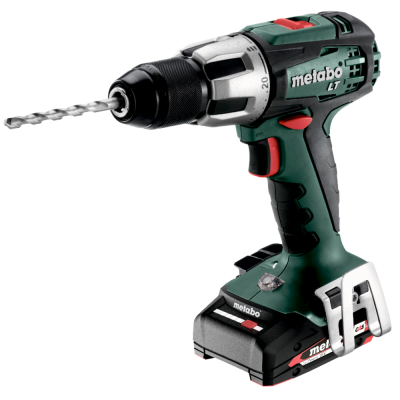 Perceuse À Percussion 18 V - Sb 18 Lt -2 X 2,0 Ah Li-Power, Asc 55, Coffret Met