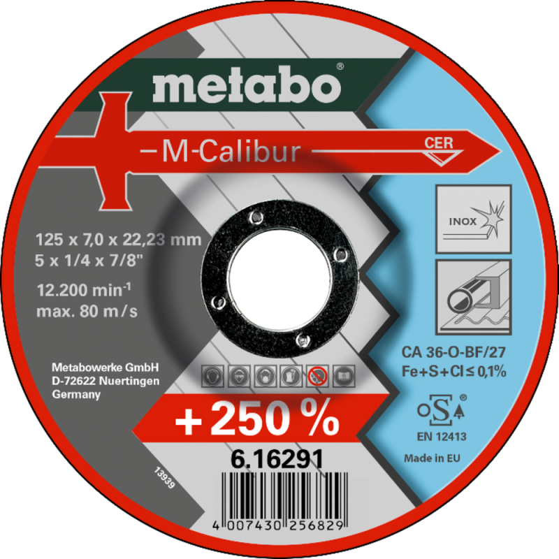 Meules D'Ébarbage - M-Calibur 125X7,0X22,23 mm