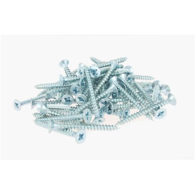 Vis Agglo Tf Pz Ac Zn Bl 6.0 X 70/60 Fraisee Pozidriv Acier Znblanc Boite X 150P