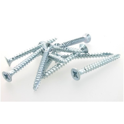 Vis Agglo Tf Pz Ailette /S Tete Pointecutting Ac Zn Bl 5.0 X 60 Fraisee Pozidriv