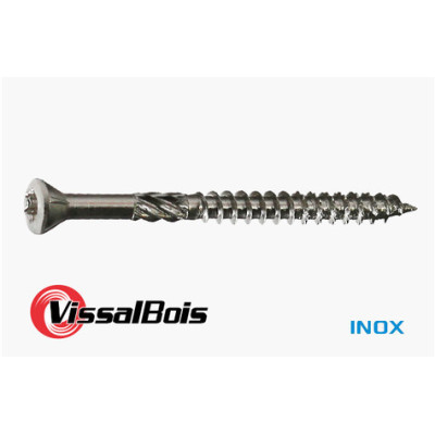 Seau 1000 Vissalbois Terr.Inox A2 Tx 5X50 Fraisee Torx Inoxa2 0 Seau X 1000Pcs