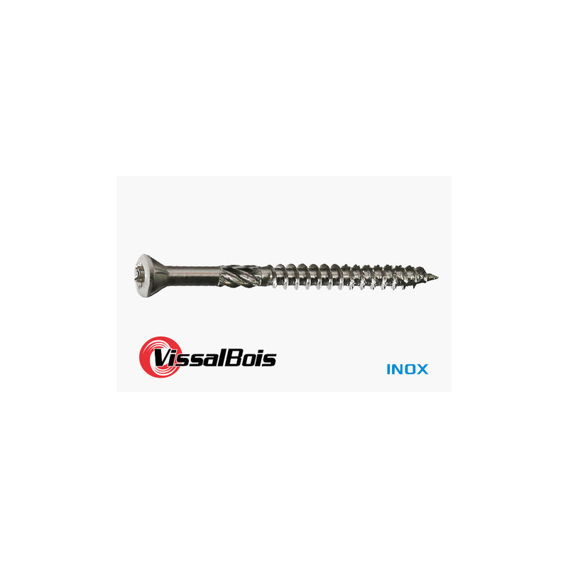 Seau 300 Vissalbois Terra.Inox A2 Tx 5X70 Fraisee Torx Inoxa2 0 Seau X 300Pcs