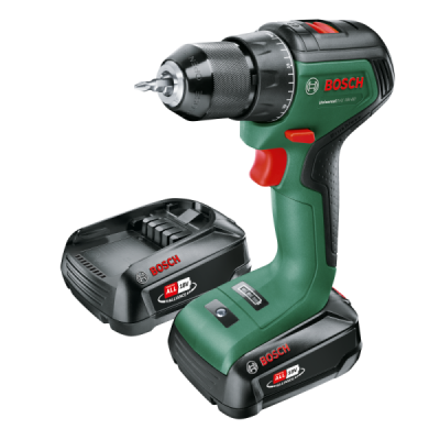 Perceuse À Percussion Universalimpact 18V 60 2 Batteries 2,0Ah + Chargeur Al 18V