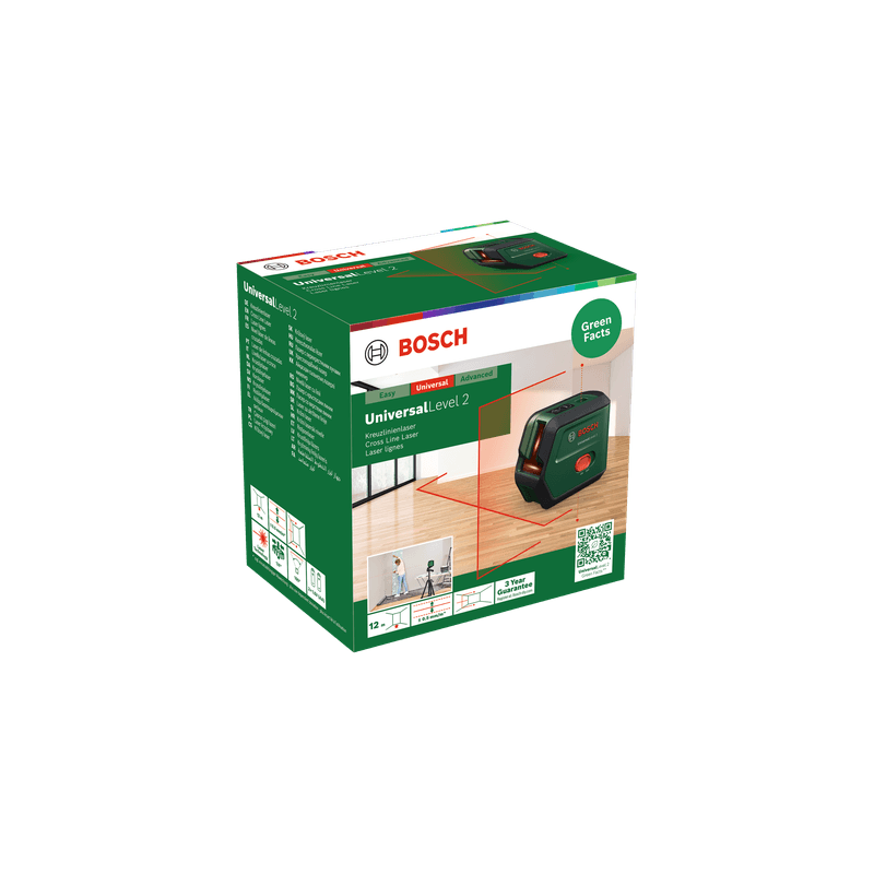 Laser Lignes Universallevel 2 Livré Avec Trépied 1,2M, Manuel D'Utilisation, Hou