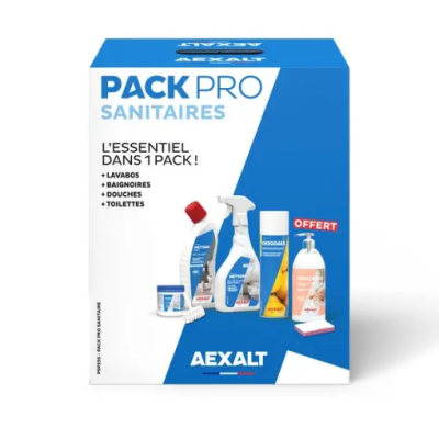 Pack Pro Sanitaire 7 Articles - L'Essentiel Dans Pack Coffret