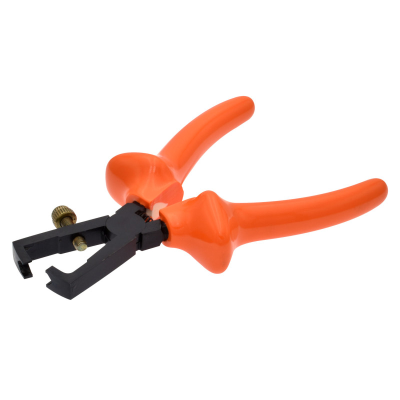 Pince À Dénuder Isolée Avec Molette De Réglage, L.175 mm