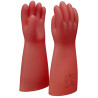 Gants D'Électricien En Latex Naturel Rouge, Avec Protection Mécanique, Classe 0