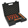 Coffret De Douilles Et Accessoires 3/8'' Isolés 1000V - 8 À 23 mm - 17 Pièces