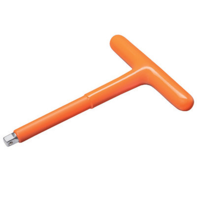 Clé À Douille Poignée En T Isolée Avec Arrêt, 3/8'' - L.200 mm