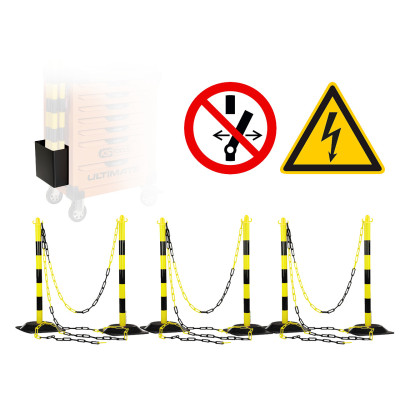 Pack Optionnel "Balisage" Pour Servante D'Outillage Isolé