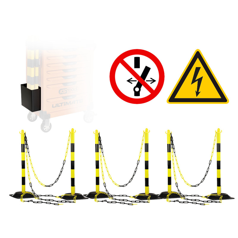 Pack Optionnel "Balisage" Pour Servante D'Outillage Isolé