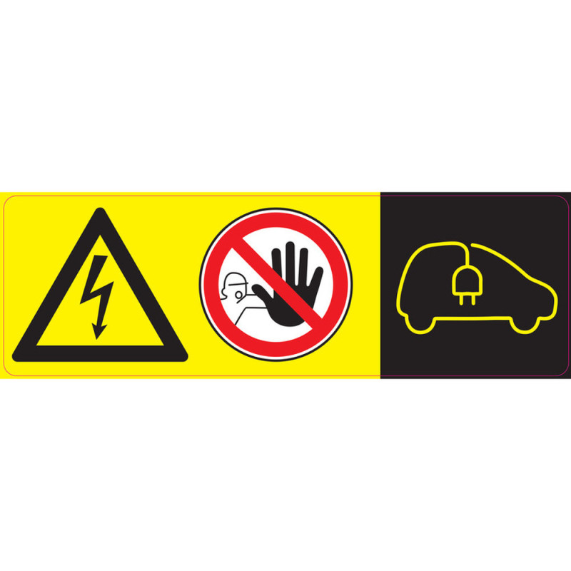 Lot D'Étiquettes Temporaires Véhicule Accidenté À Coller Sur Pare Brise, 10 Pcs