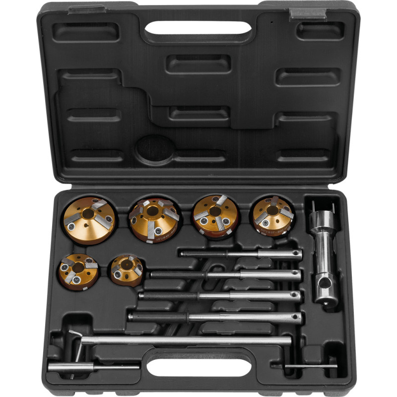 Coffret De Fraises Pour Rodage Des Sièges De Soupape, 12 Pièces