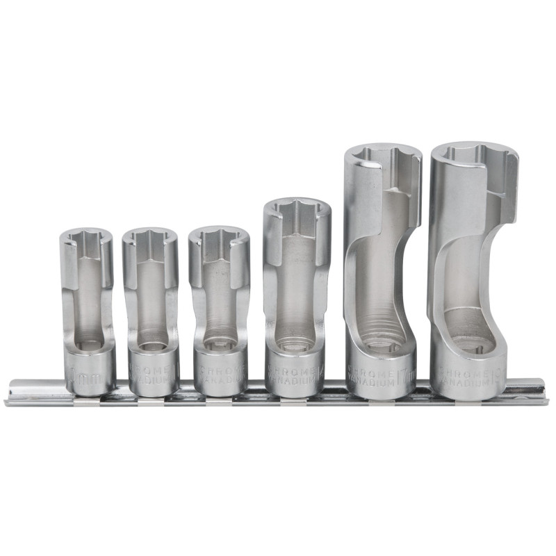 Rail De 6 Douilles Fendues 6 Pans 3/8''