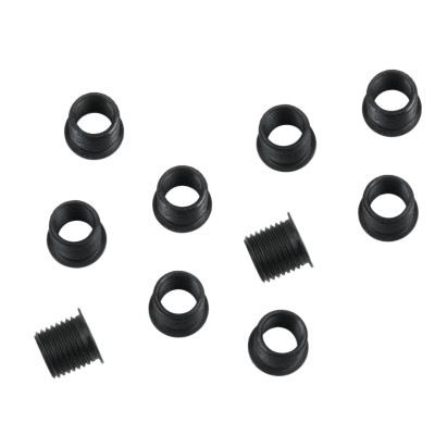 Lot De 10 Inserts Taraudés L.17,5 mm, Taraudage M14X1,25 / Filetage M16X1,25
