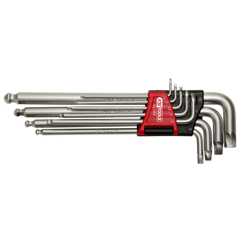 Jeu De 9 Clés Mâles 6 Pans Spéciale Empreinte De Vis Abîmée