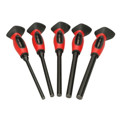 Jeu De Chasses Goupilles Et Burins Brunis Avec Poignée, 10-12-14-16-18-19-22Mm