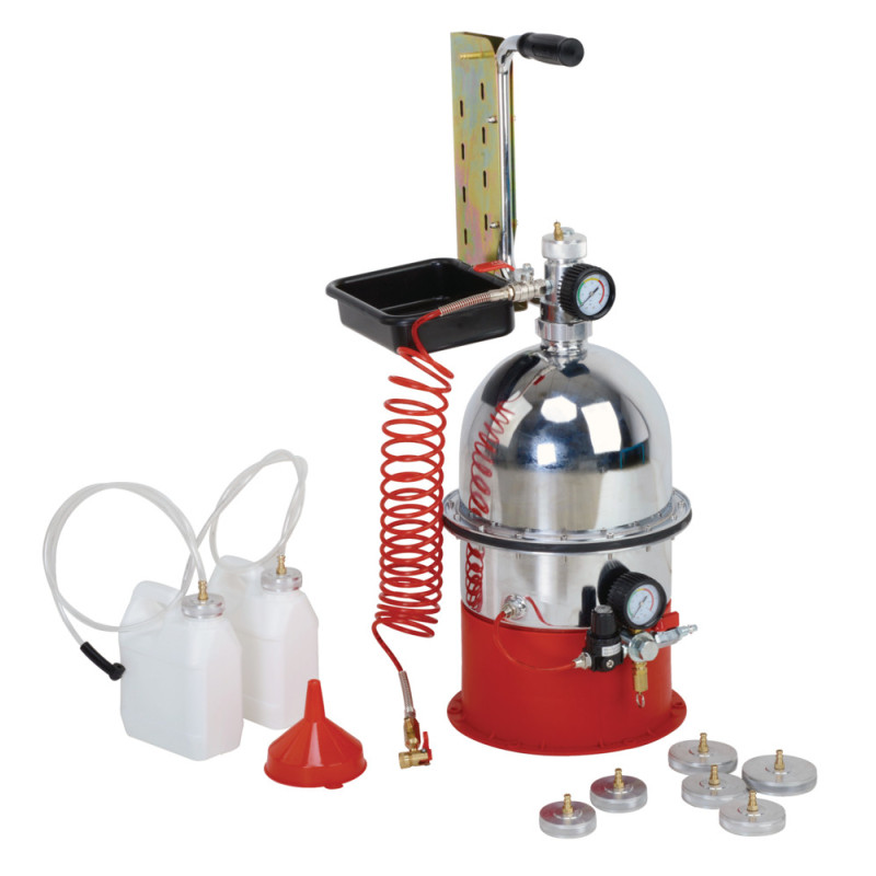 Purgeur De Freins Pneumatique Ks-6 L-10 Bars + 6 Adaptateurs