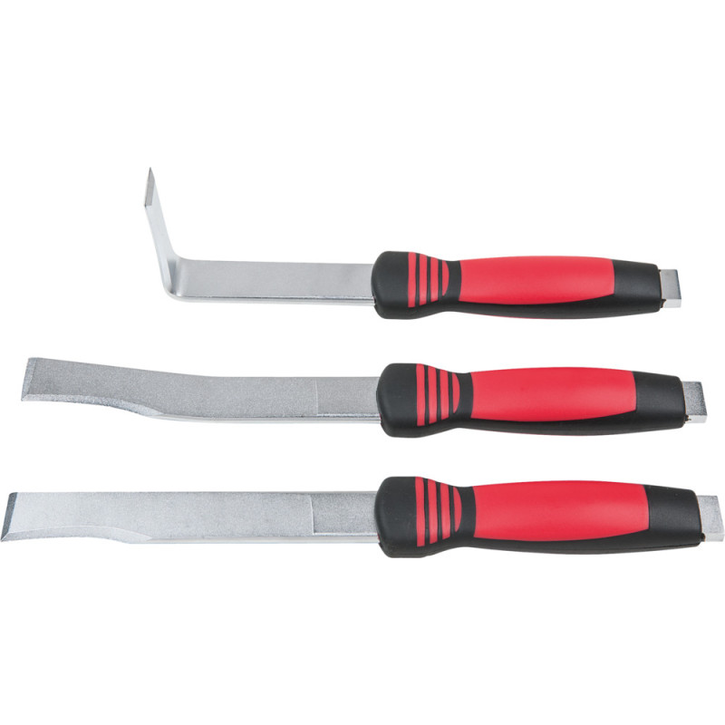 Jeu De 3 Burins De Carrossier Extra-Plats