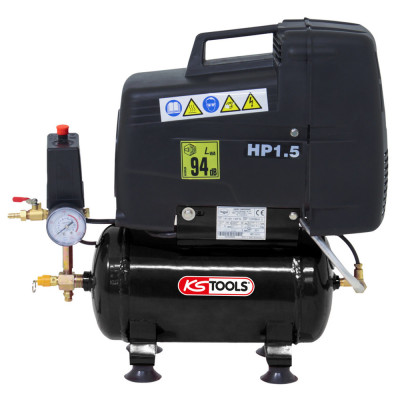 Compresseur À Air Sec 6 L - 8 Bar -220 V Mono